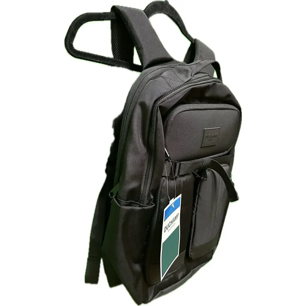 Duchamp London Black Laptop Backpack w/ Multiple Pockets NWT